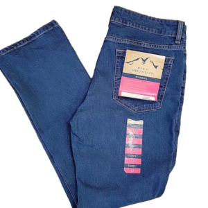 Blue Mountain Straight Leg 5 Pocket Size 12 NWT